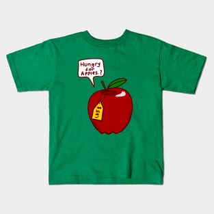 Hungry For Apples Kids T-Shirt